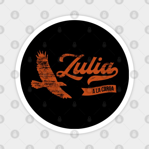 Aguilas Zulia (Orange Print) Magnet by somosdelsur